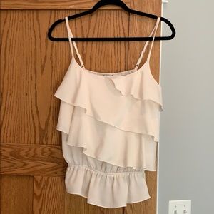 Creme tank top